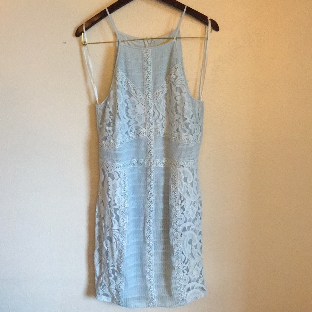 💥Gianni Bini Baby blue strap Dress